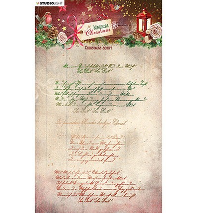 SL Clear Stamp Christmas script Magical Christmas nr.501