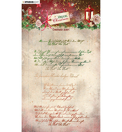 SL Clear Stamp Christmas script Magical Christmas nr.501
