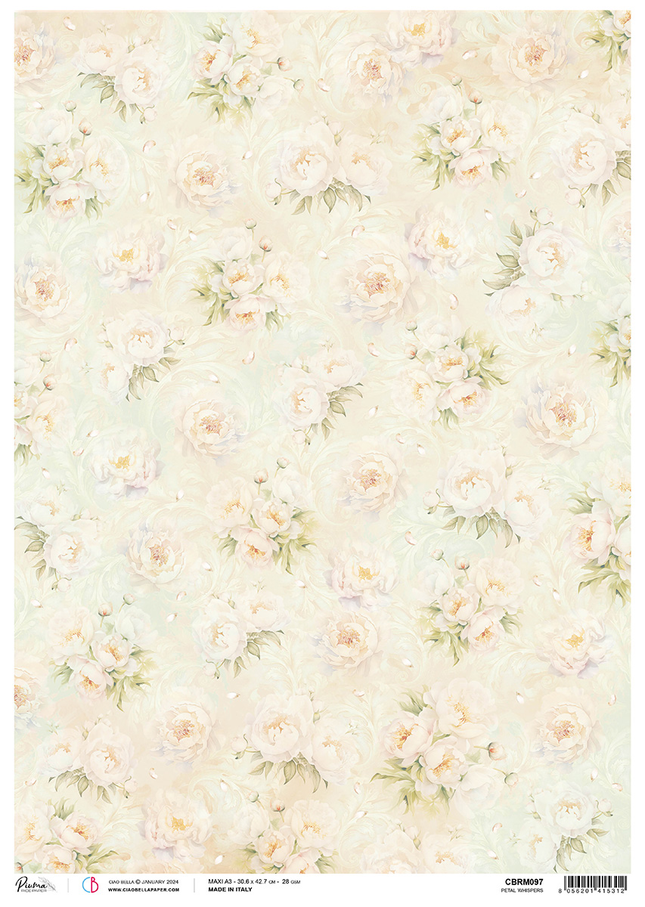 Rice Paper A3 Petal Whispers