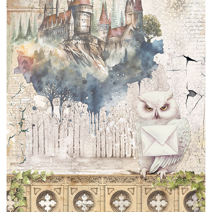RICE PAPER A4 MAGIC CASTLE