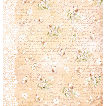 RICE PAPER A4 WHISPERS OF LOVE