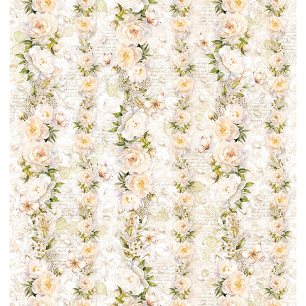 RICE PAPER A4 BLOOMED ROMANCE