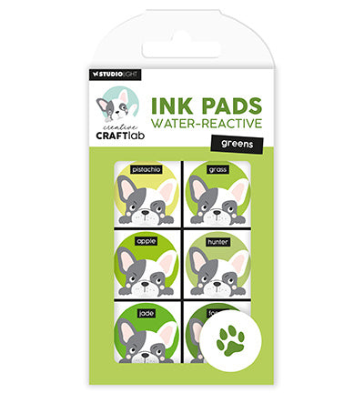 CCL Ink Pads Water-reactive greens Essentials nr.22