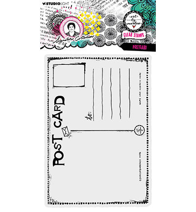 ABM Clear Stamp Post card Signature Collection nr.598