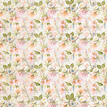 Vellum Flower Shop Paper Patterns A4 6/Pack