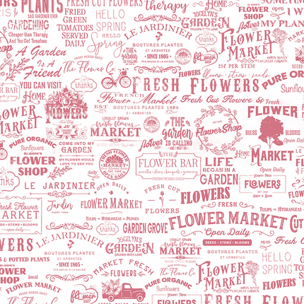 Vellum Flower Shop Paper Patterns A4 6/Pack