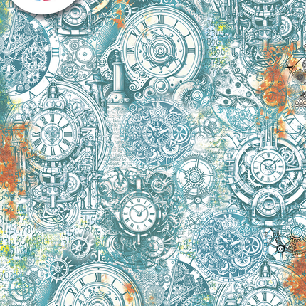 Vellum Coral Reef Paper Patterns A4 6/Pack