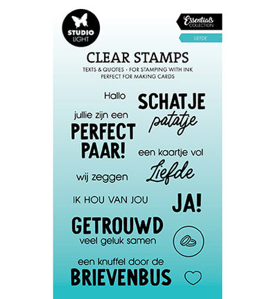 SL Clear stamp Love Essentials no.641