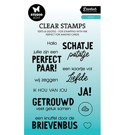 SL Clear stamp Love Essentials no.641