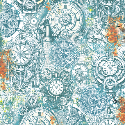 Vellum Coral Reef Paper Patterns A4 6/Pack