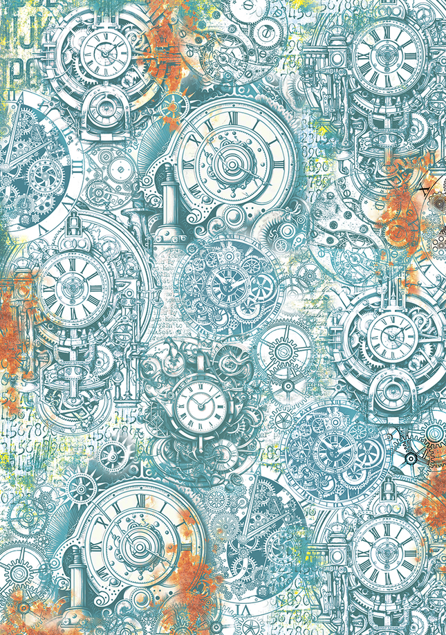 Vellum Coral Reef Paper Patterns A4 6/Pack