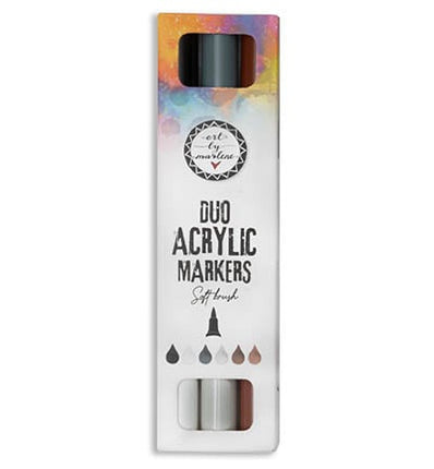 ABM Duo acrylic markers Browns Essentials no.26