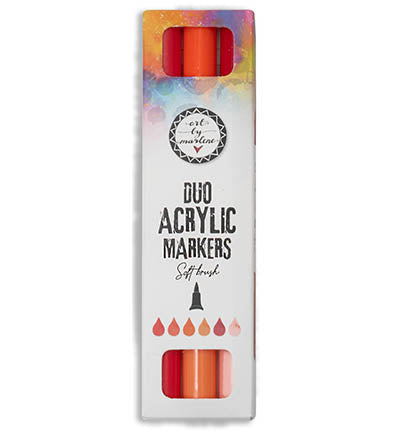 ABM Duo acrylic markers Reds Essentials nr.27