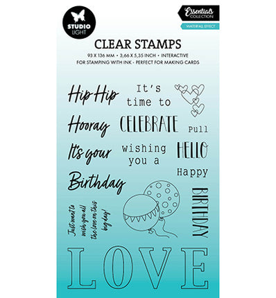 SL Clear stamp Waterfall effect Essentials no.635