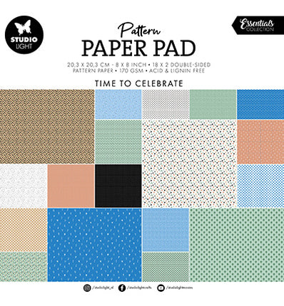 SL Pattern Paper Pad Background designs Essentials no.154