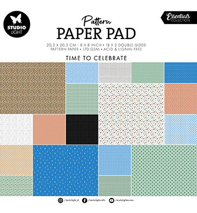 SL Pattern Paper Pad Background designs Essentials no.154