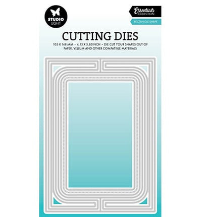 SL Cutting dies Rectangle card shape Essentials no.823