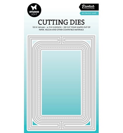 SL Cutting dies Rectangle card shape Essentials no.823