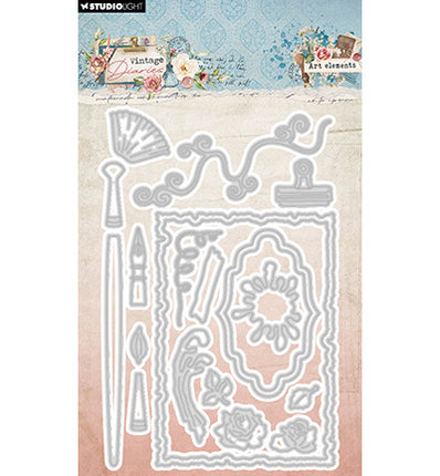 SL Cutting dies Art elements Vintage Diaries no.814