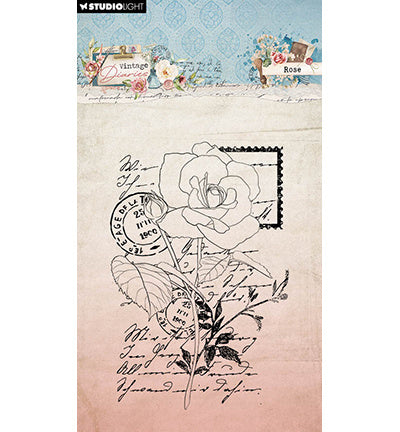 SL Clear Stamps Rose Vintage Diaries no.654