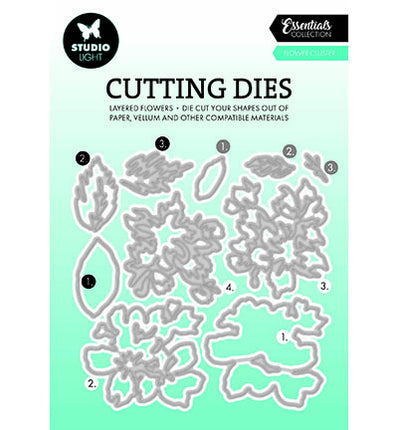 SL Cutting Dies Layered - Flower cluster Essentials no.811