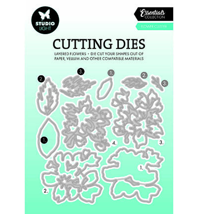 SL Cutting Dies Layered - Flower cluster Essentials no.811