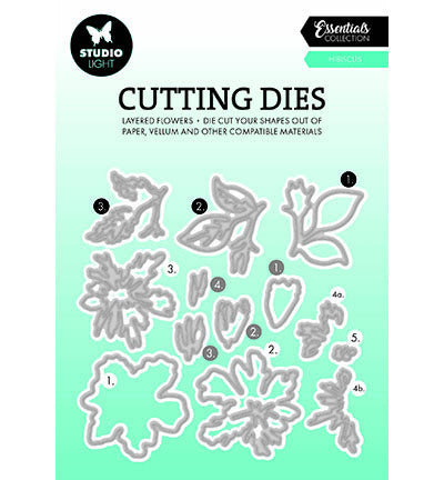 SL Cutting Dies Layered - Hibiscus Essentials no.812