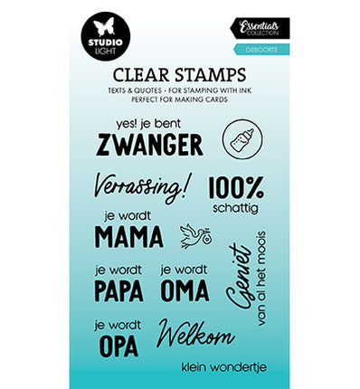 SL Clear stamp Birth Essentials no.645