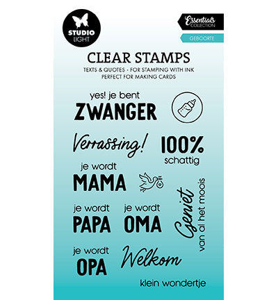 SL Clear stamp Birth Essentials no.645