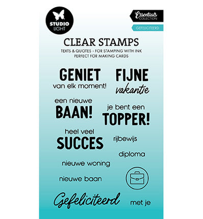 SL Clear stamp Congratulations Essentials no.646