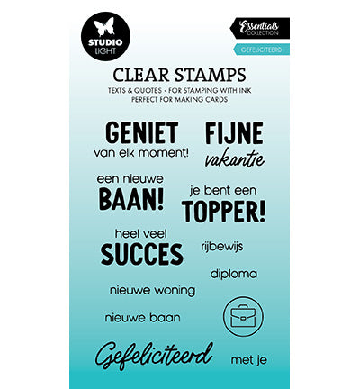 SL Clear stamp Congratulations Essentials no.646