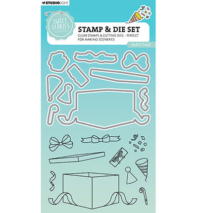 SL Stamp & Cutting Die Party Time Sweet Stories No. 79
