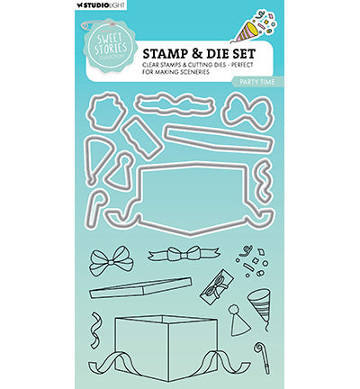 SL Stamp & Cutting Die Party Time Sweet Stories No. 79