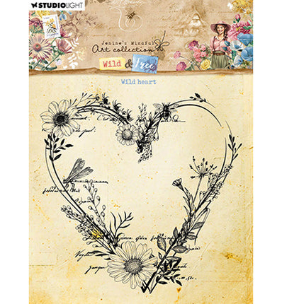 JMA Clear Stamp Wild heart Wild & Free no.670
