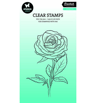 SL Clear Stamp Single rose Essentials no. 693