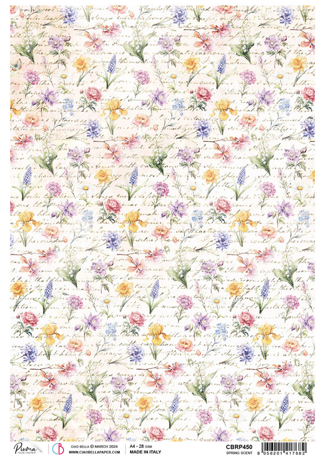 Rice Paper A4 Spring Scent
