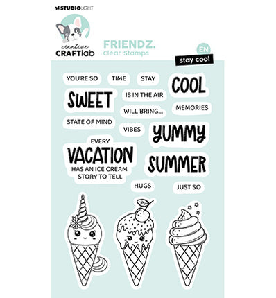 CCL Clear Stamp Stay cool Friendz no.690