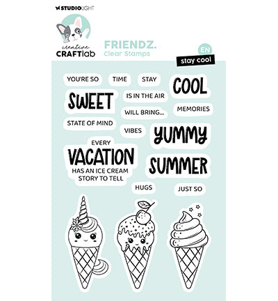 CCL Clear Stamp Stay cool Friendz no.690