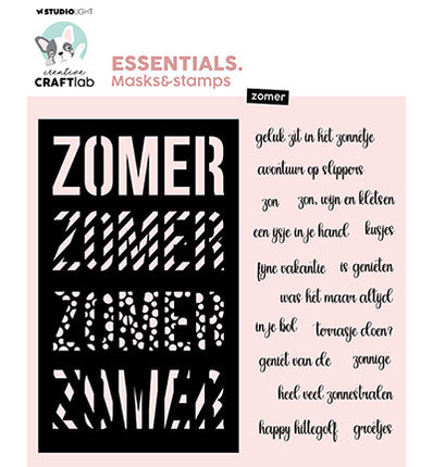 CCL Mask & stamps Summer Essentials no.08