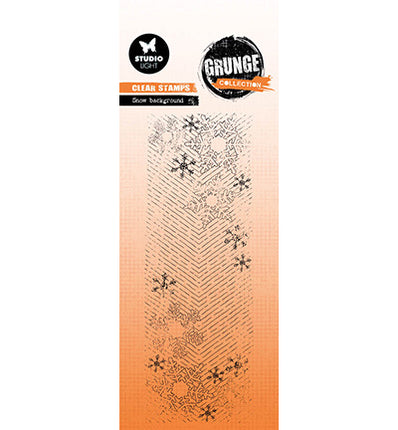 GR Clear Stamp Snow background Grunge Collection no.675