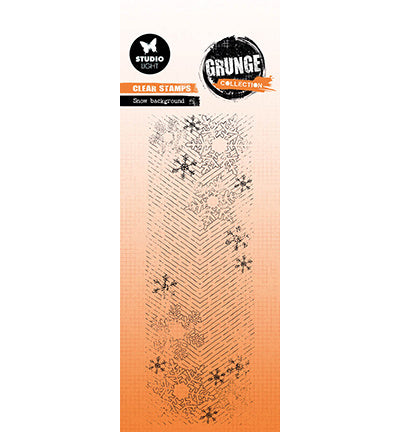 GR Clear Stamp Snow background Grunge Collection no.675