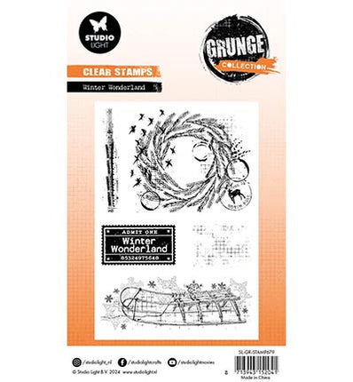 GR Clear Stamp Winter fair Grunge Collection no.680