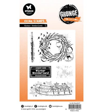 GR Clear Stamp Winter fair Grunge Collection no.680