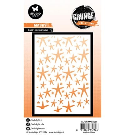 GR Mask Star background Grunge Collection no. 286