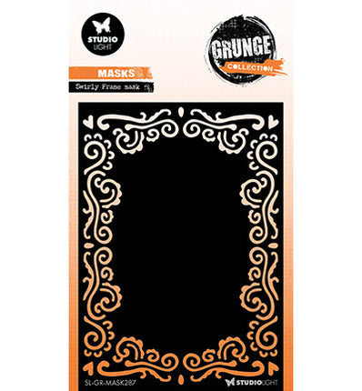 GR Mask Swirly frame Grunge Collection no.287