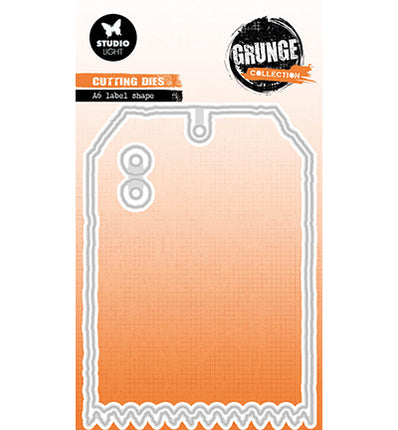 GR Cutting Die A6 label shape Grunge Collection no. 831
