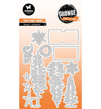 GR Cutting Die Winter elements Grunge Collection no. 832