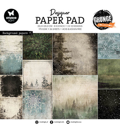 GR Design Paper Pad Background paper Grunge Collection no. 187