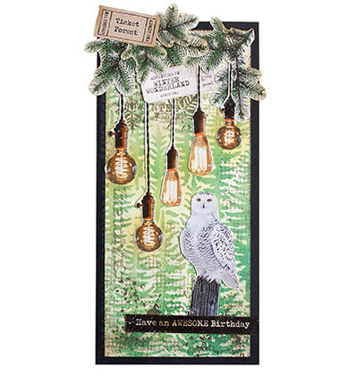GR Clear Stamp Forest wonders Grunge Collection no.681