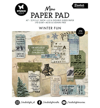 SL Mini Paper Pad Winter Fun Essentials No. 214